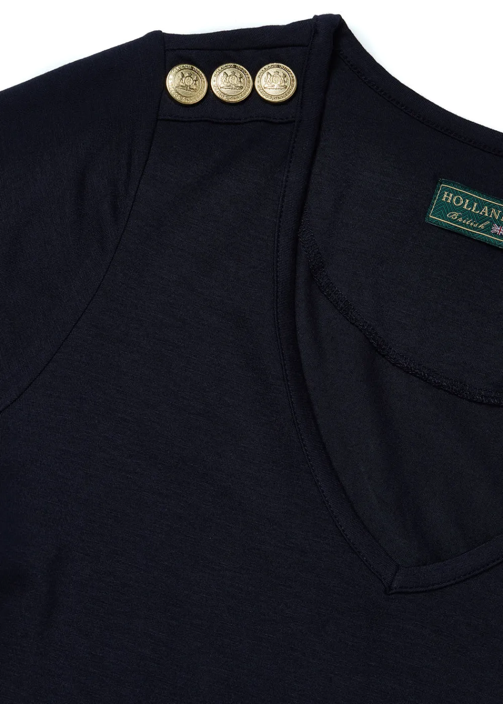 Women Holland Cooper Tees|Tops>Relax Fit V-Neck Tee