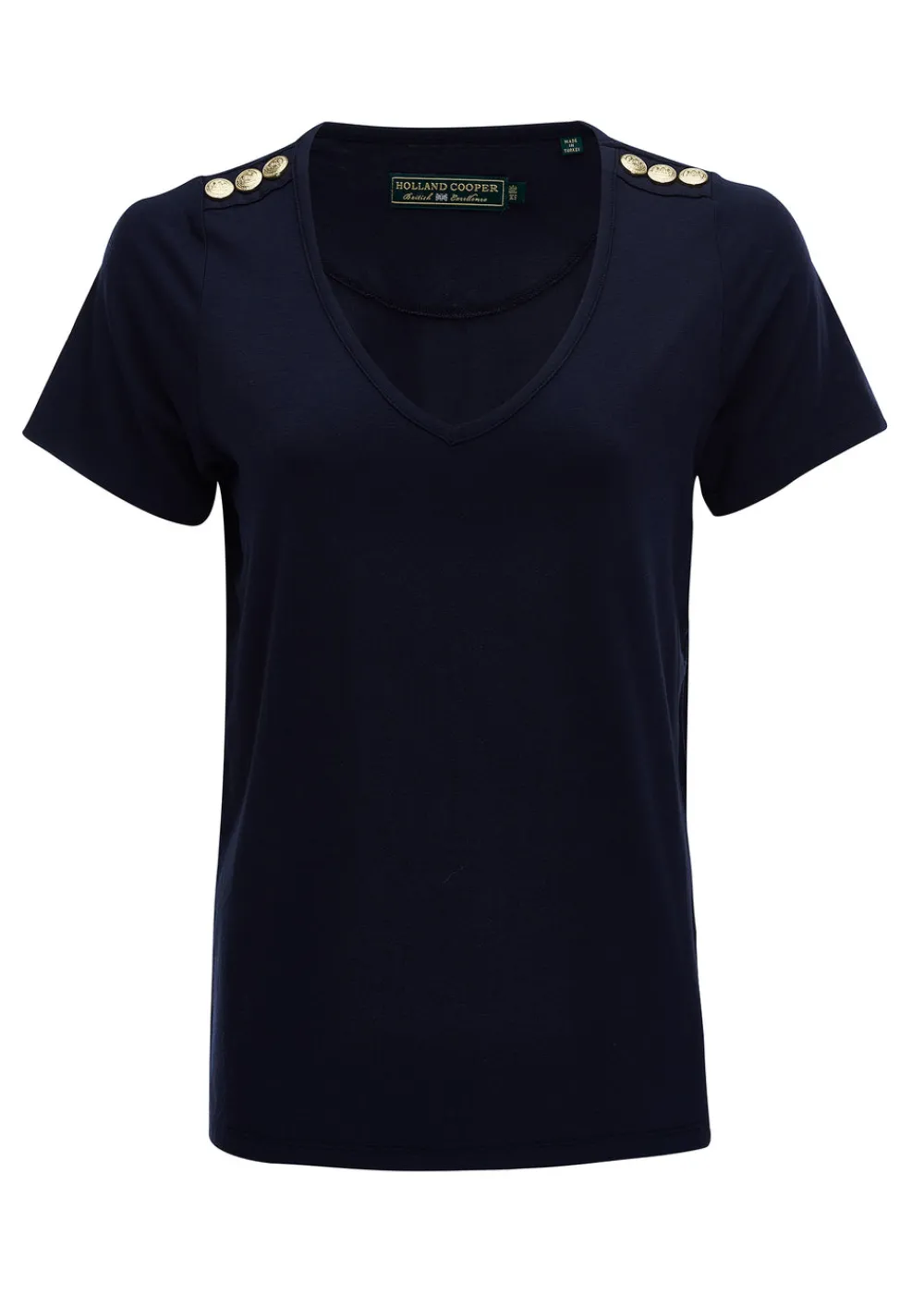 Women Holland Cooper Tees|Tops>Relax Fit V-Neck Tee