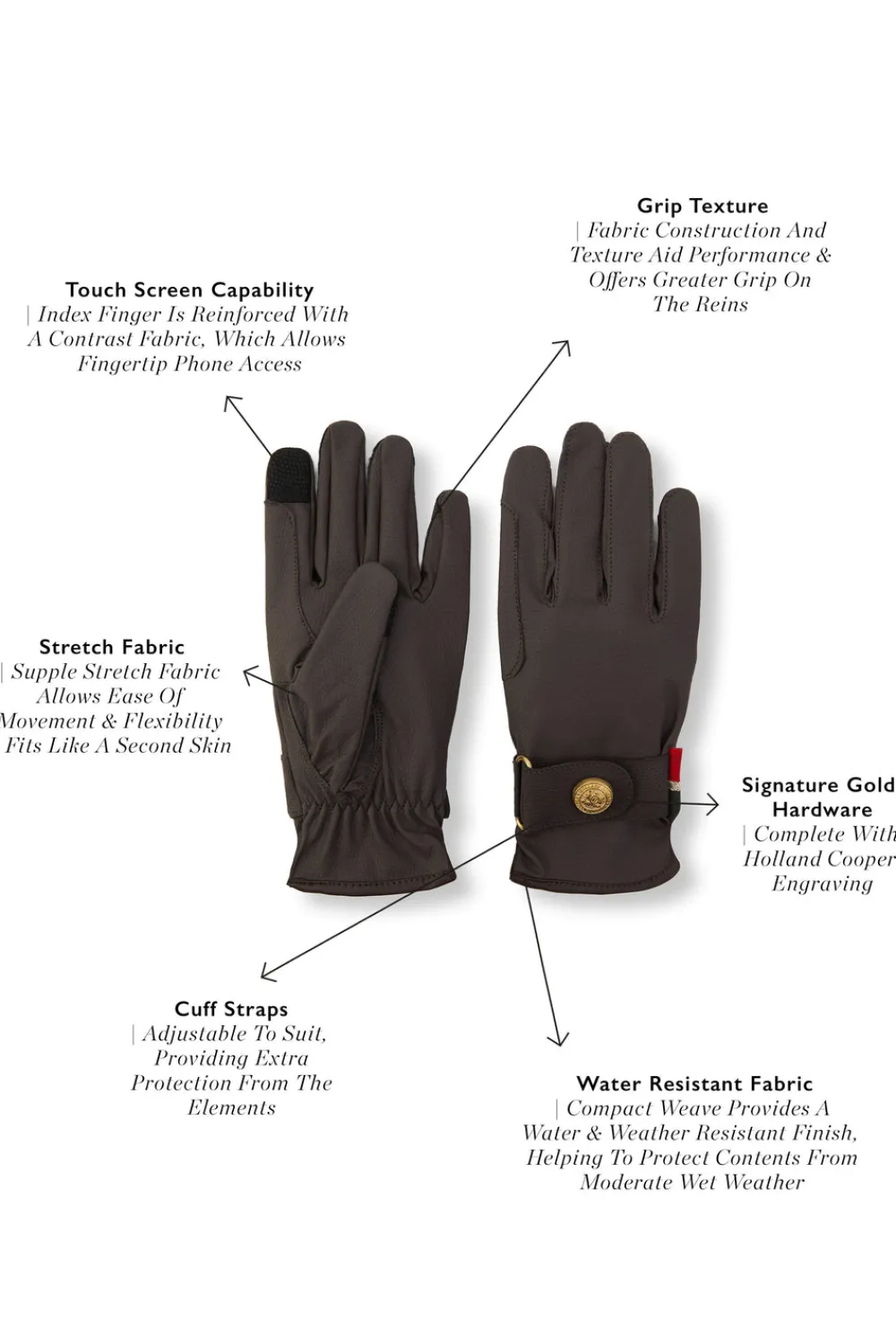 Holland Cooper Riding Gloves>Riding Glove