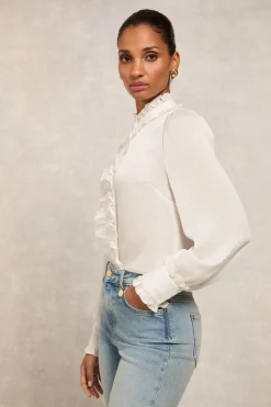 Women Holland Cooper Shirts & Blouses>Ruby Ruffle Shirt