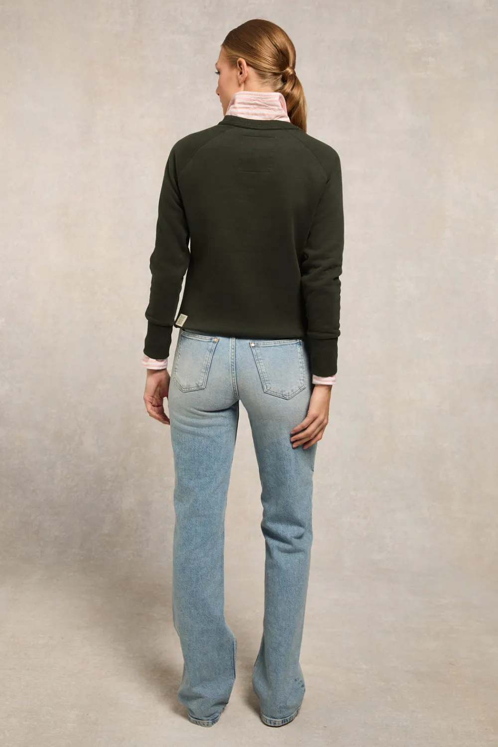 Women Holland Cooper Hoodies & Sweatshirts|Sweatshirts>Script Crew Sweat