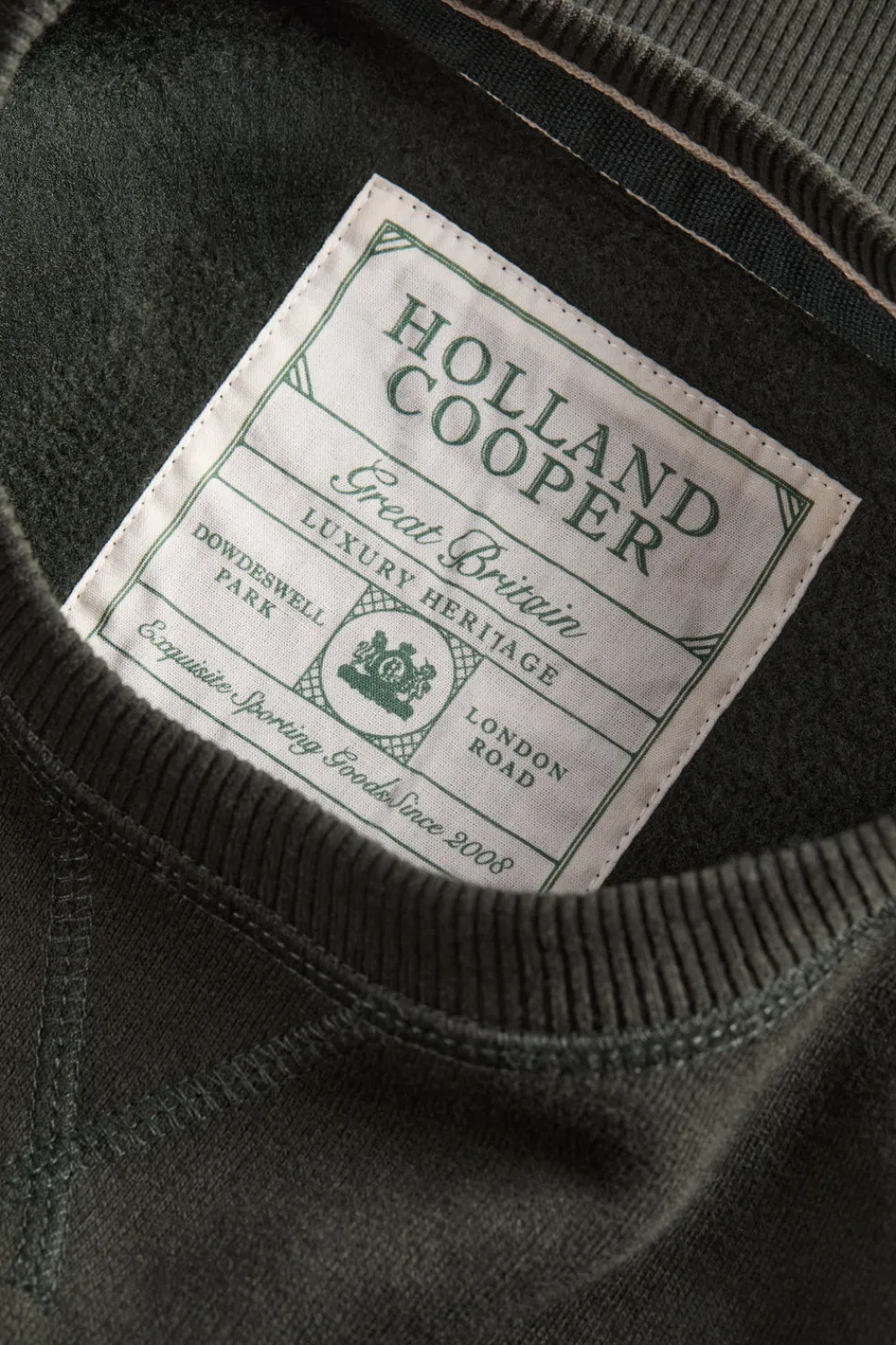 Women Holland Cooper Hoodies & Sweatshirts|Sweatshirts>Script Crew Sweat