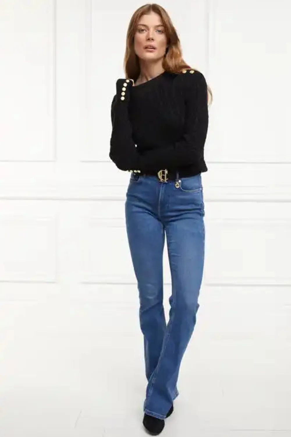 Women Holland Cooper Knitwear>Seattle Cable Crew Knit