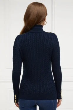 Women Holland Cooper Knitwear>Seattle Roll Neck Cable Knit