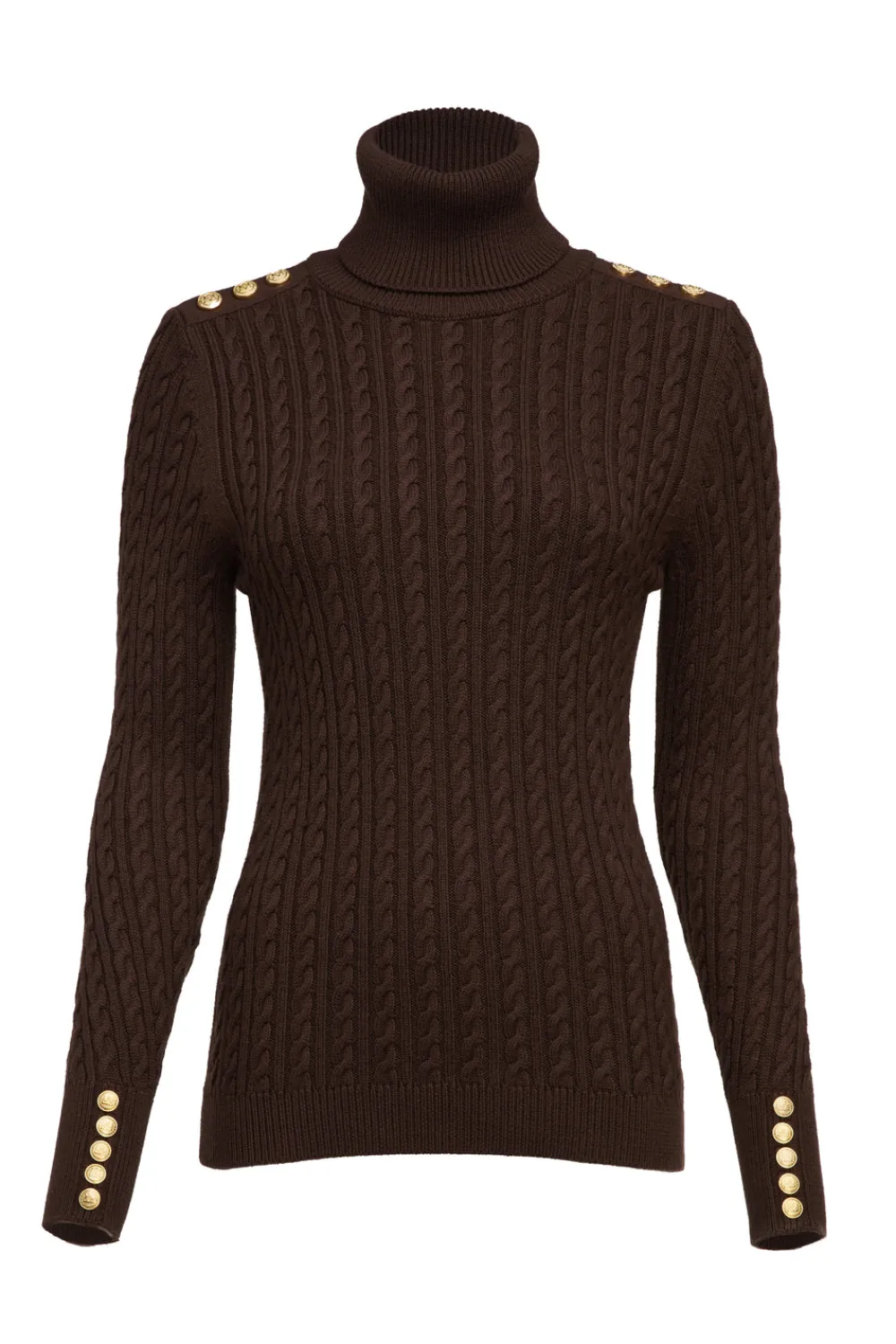 Women Holland Cooper Knitwear>Seattle Roll Neck Cable Knit