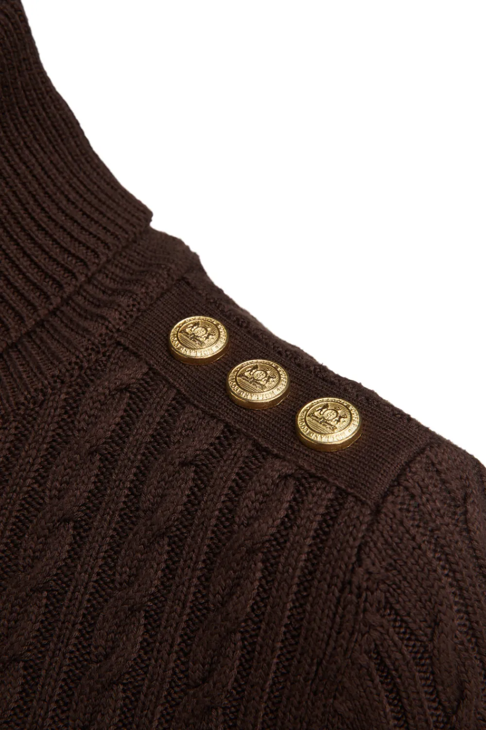 Women Holland Cooper Knitwear>Seattle Roll Neck Cable Knit