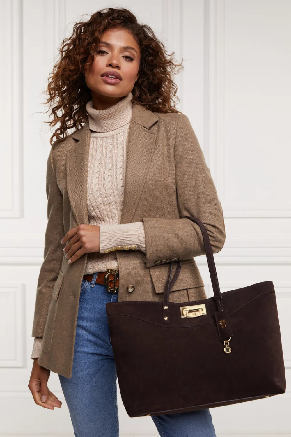 Women Holland Cooper Knitwear>Seattle Roll Neck Cable Knit