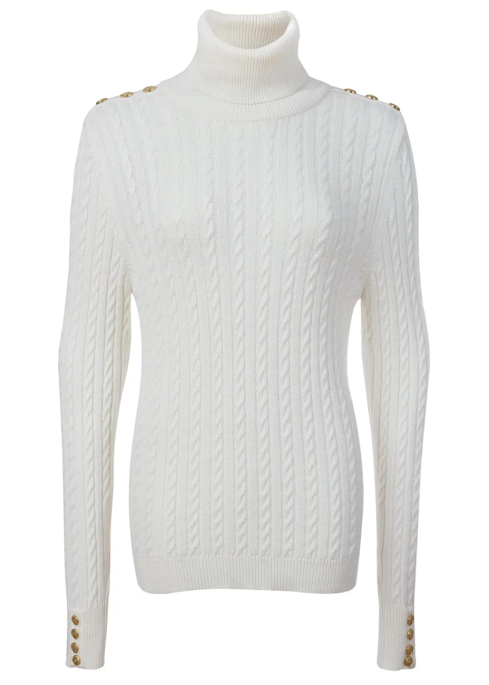 Women Holland Cooper Knitwear>Seattle Roll Neck Cable Knit