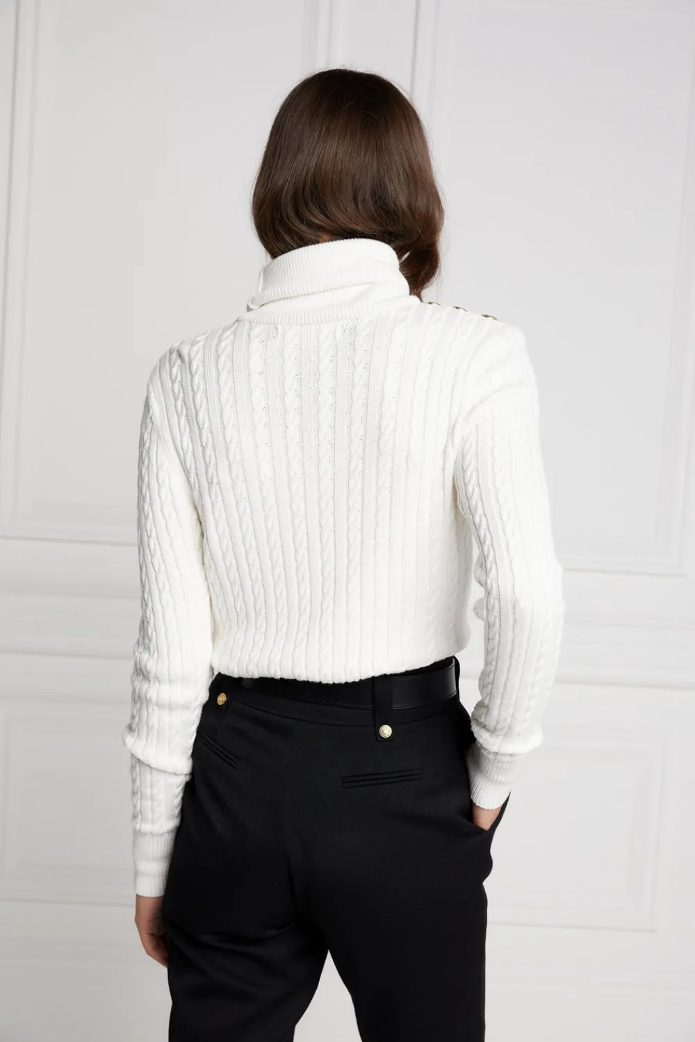 Women Holland Cooper Knitwear>Seattle Roll Neck Cable Knit