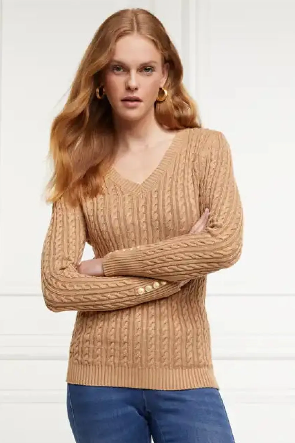 Women Holland Cooper Knitwear>Seattle V-Neck Knit