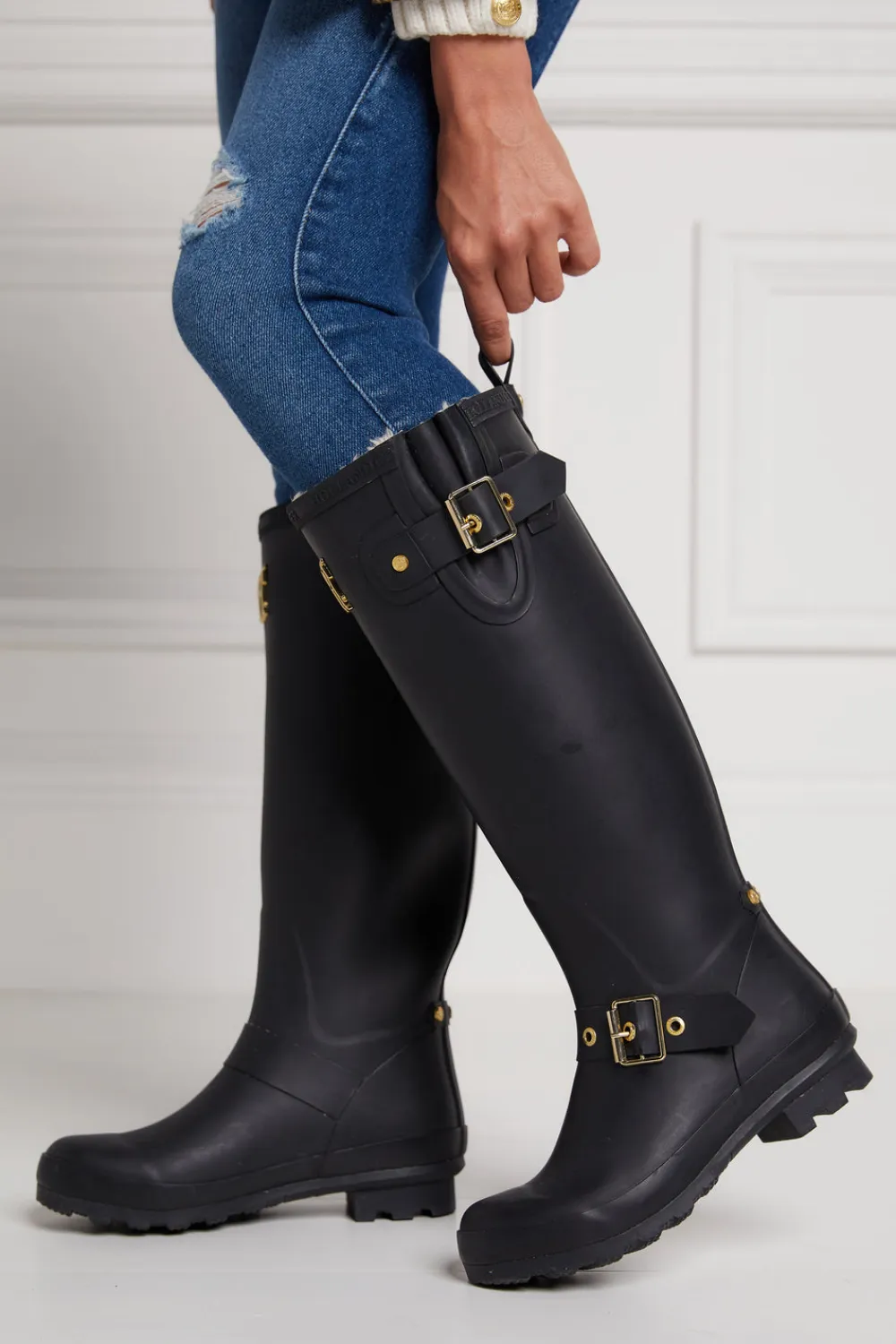 Women Holland Cooper Wellington Boots>Sherpa Lined Regency Wellington