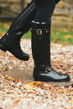 Women Holland Cooper Wellington Boots>Sherpa Lined Regency Wellington