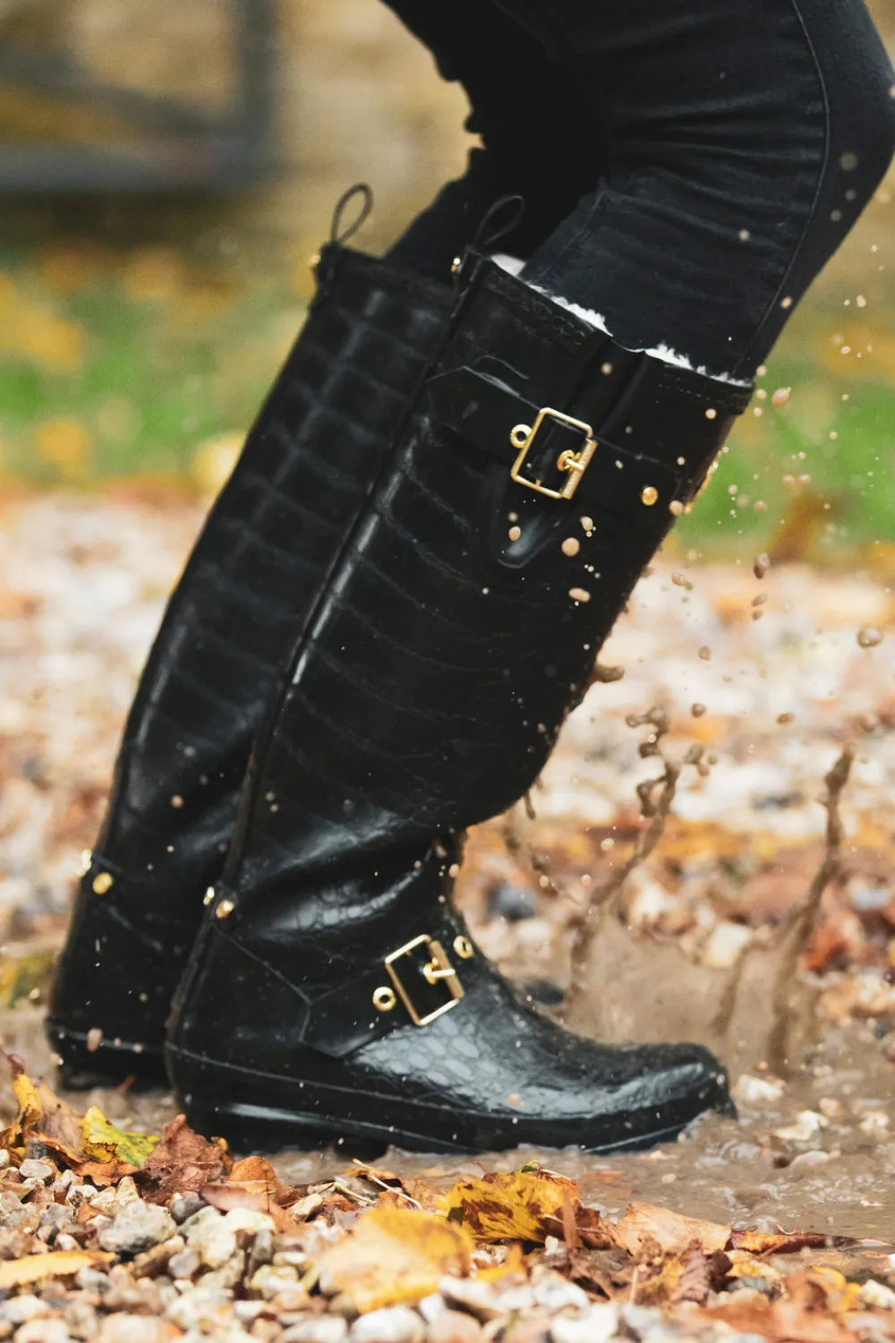 Women Holland Cooper Wellington Boots>Sherpa Lined Regency Wellington