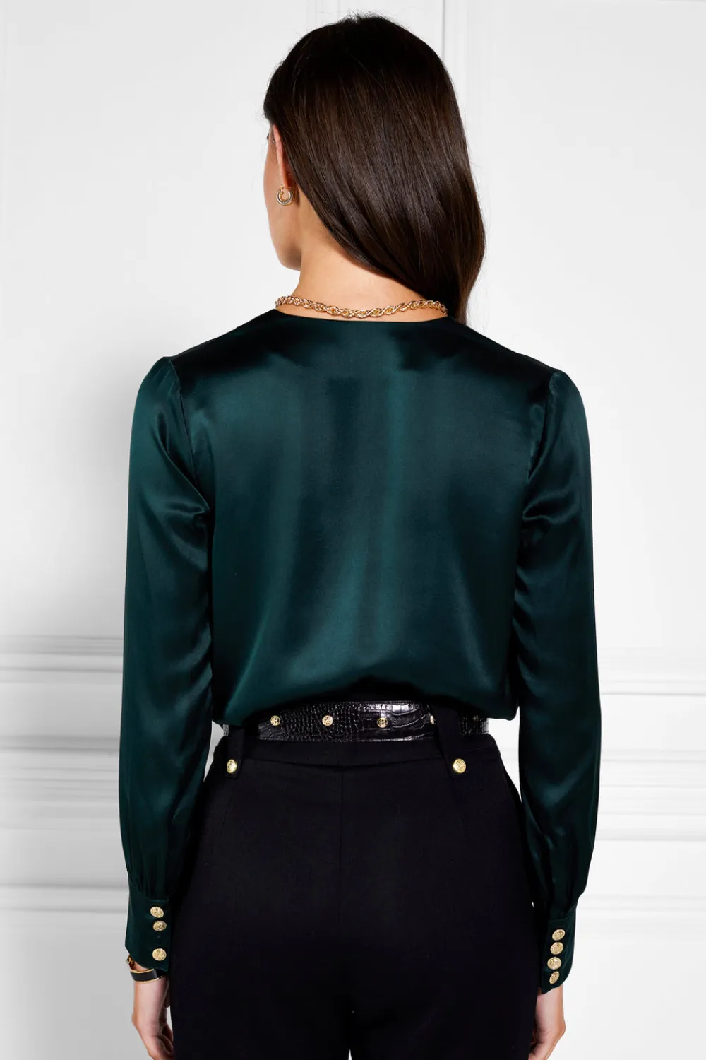 Women Holland Cooper Bodysuits|Shirts & Blouses>Silk Bodysuit