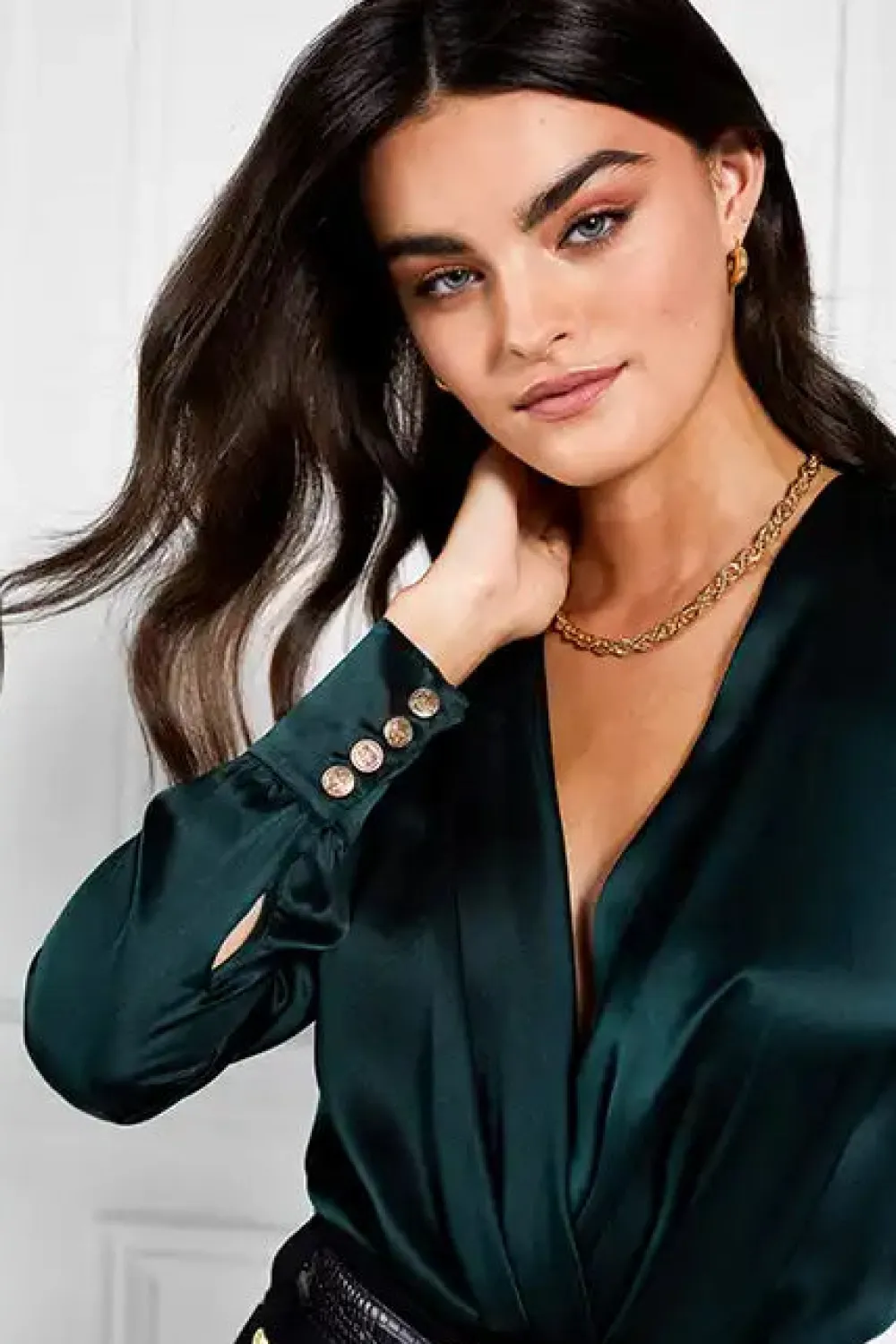 Women Holland Cooper Bodysuits|Shirts & Blouses>Silk Bodysuit