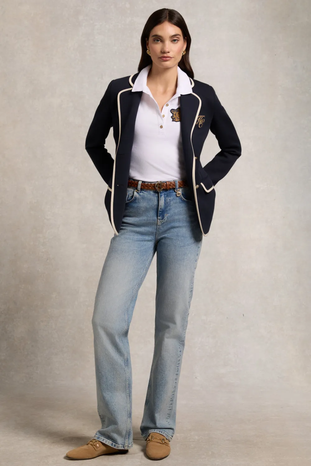 Women Holland Cooper Polo Shirts & Tees|Polo Shirts>Sleeveless Polo Shirt
