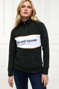 Women Holland Cooper Hoodies & Sweatshirts|Sweatshirts>Sporting Heritage Zip Henley