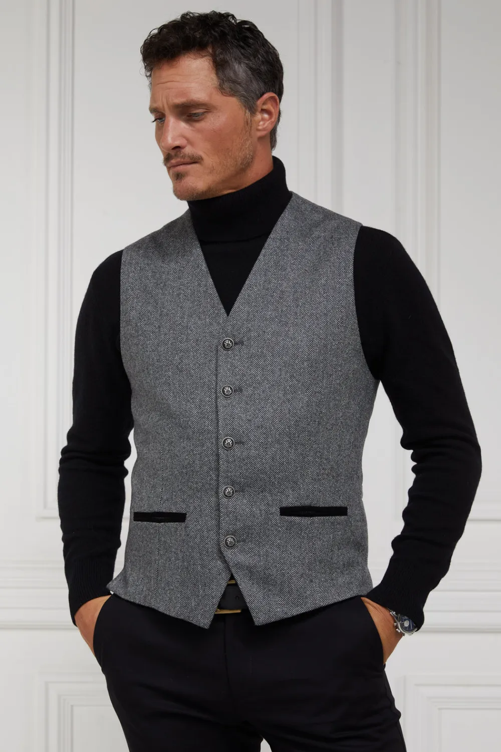 Holland Cooper Tailoring|Waistcoats>St James Waistcoat