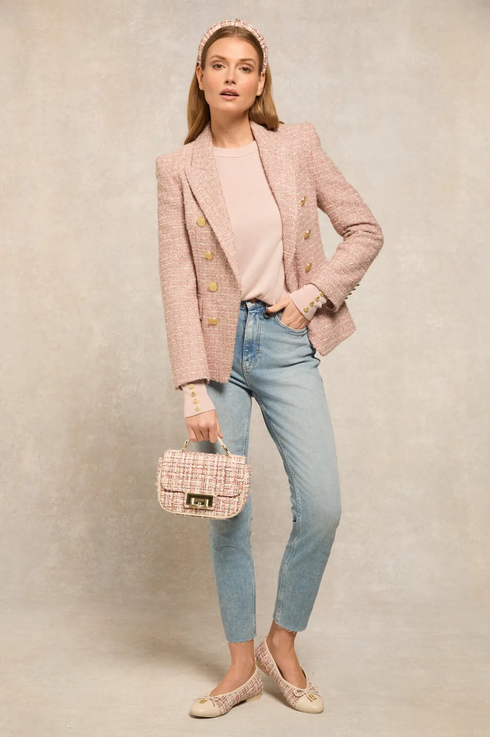 Women Holland Cooper Knitwear>Structured Kelsie Crew Neck Knit