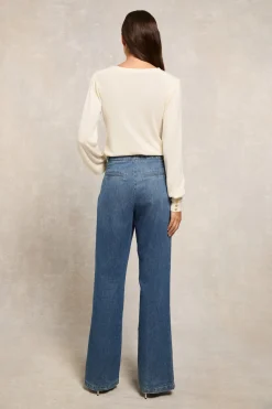 Women Holland Cooper Knitwear>Structured Kelsie Crew Neck Knit