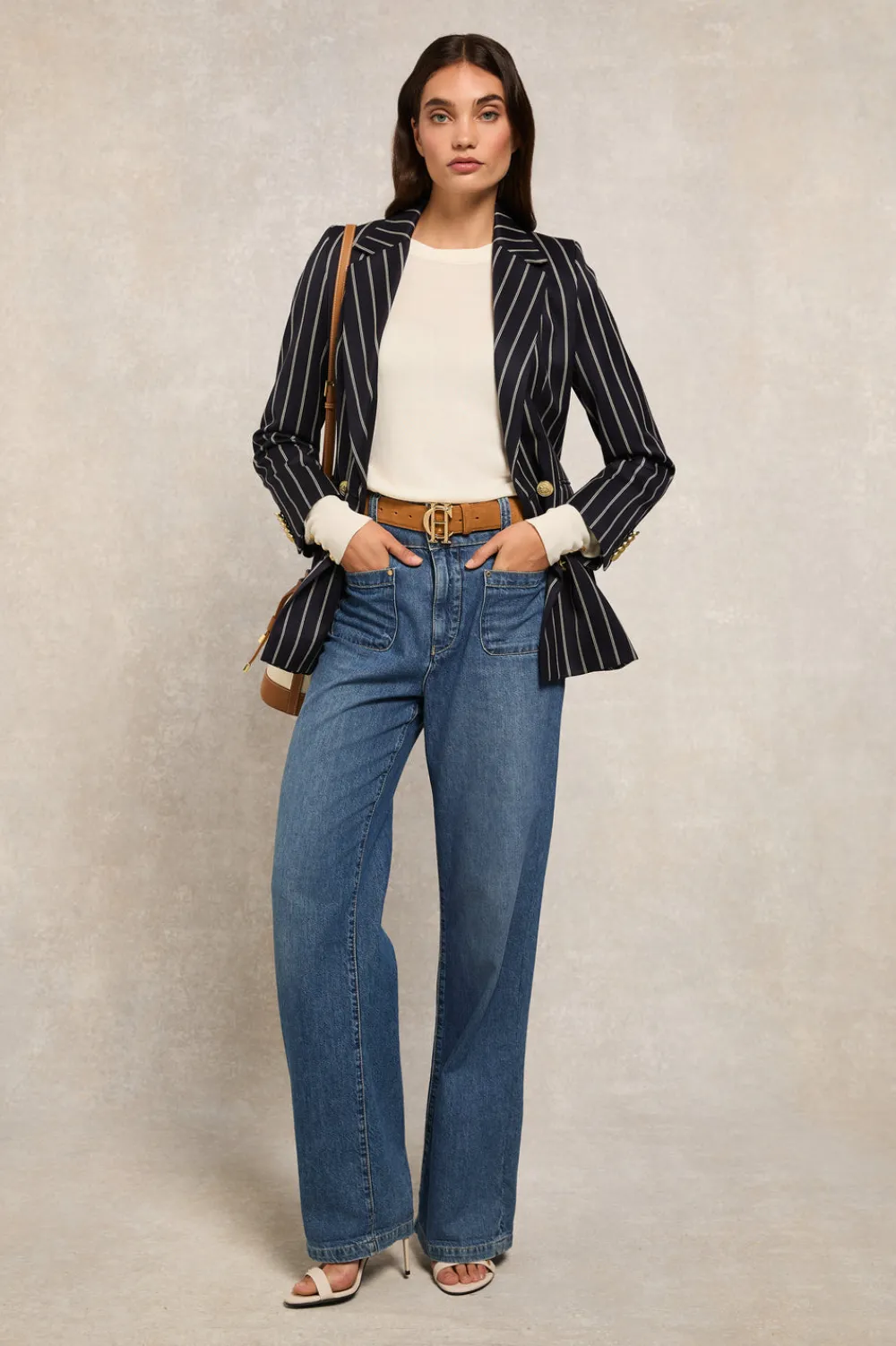 Women Holland Cooper Knitwear>Structured Kelsie Crew Neck Knit