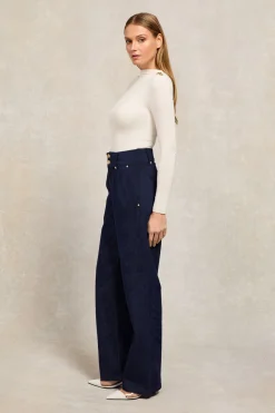 Women Holland Cooper Jeans>Tailored Wide Leg Jean
