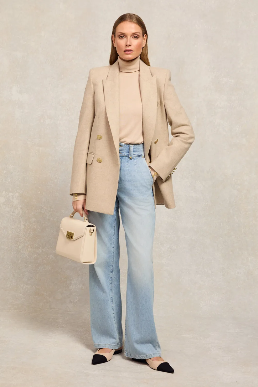 Women Holland Cooper Jeans>Tailored Wide Leg Jean