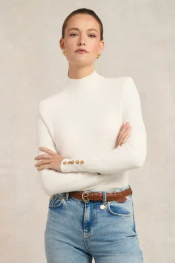 Women Holland Cooper Knitwear>Tara High Neck Knit