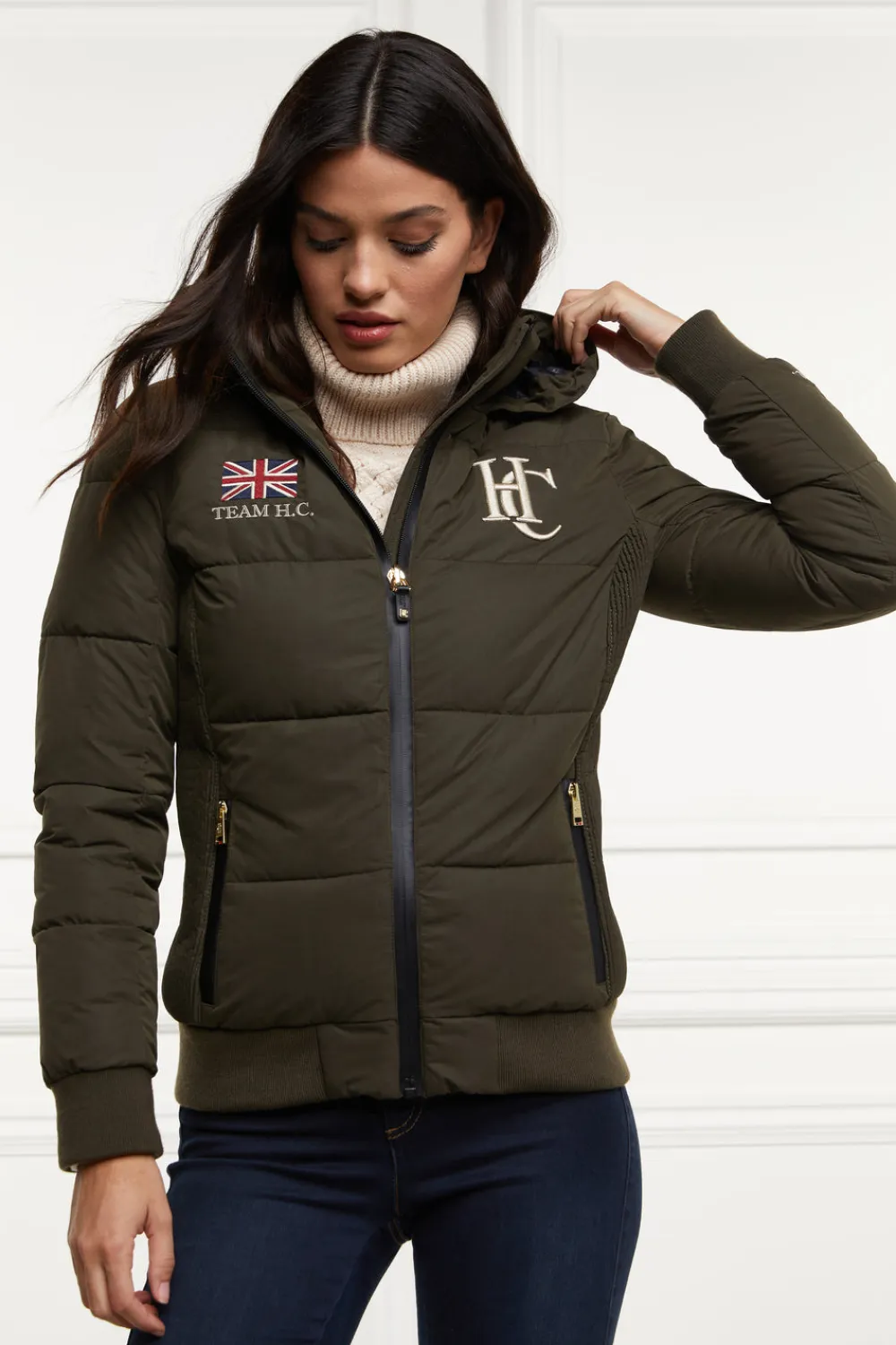 Women Holland Cooper Jackets|Jackets>Team Padded Jacket