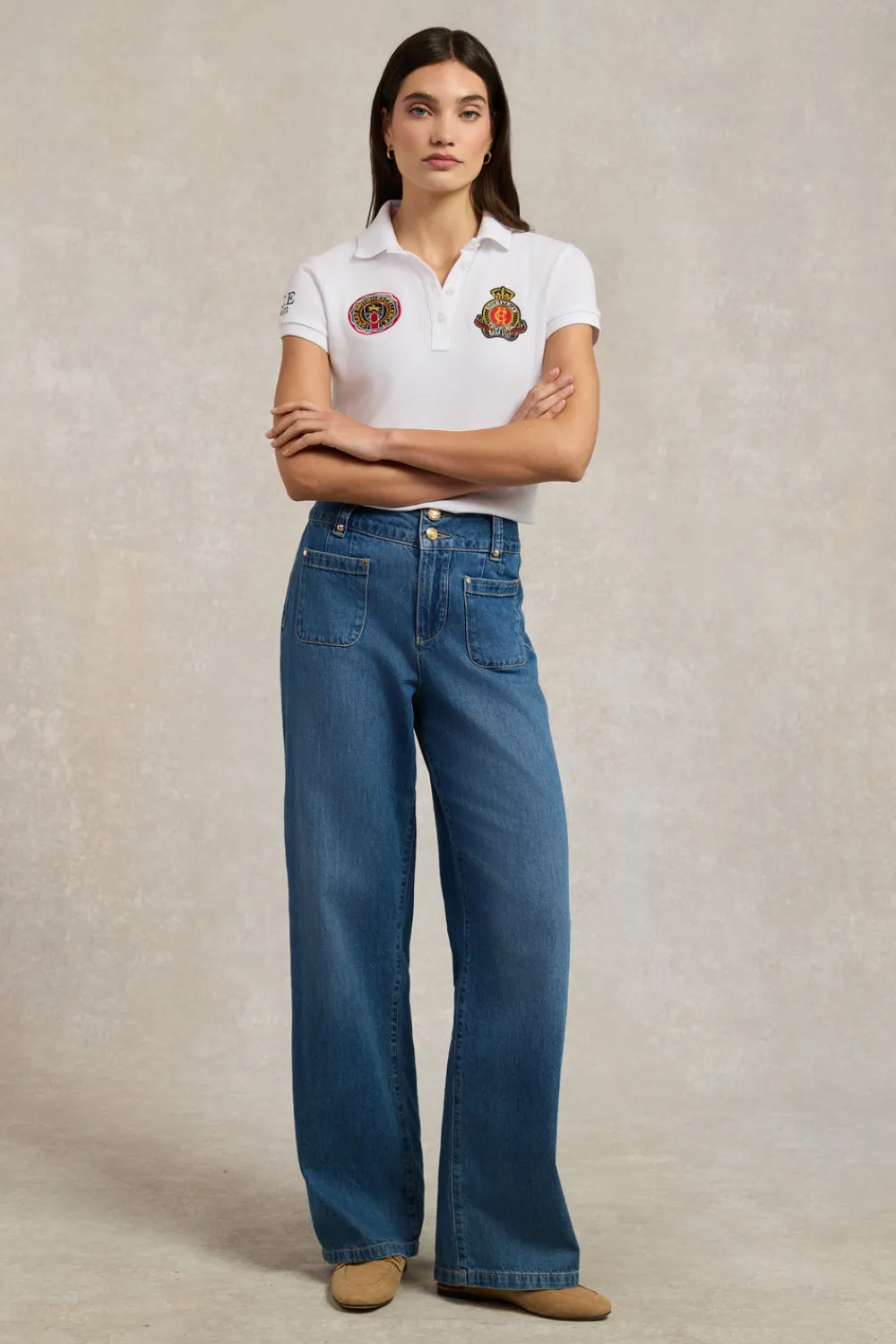 Women Holland Cooper Polo Shirts & Tees|Polo Shirts>Team Polo Shirt