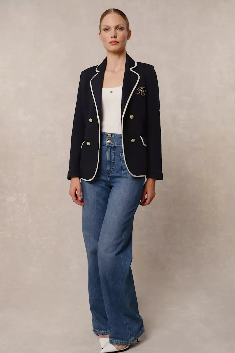 Women Holland Cooper Jeans>Tiffany Wide Leg Jean