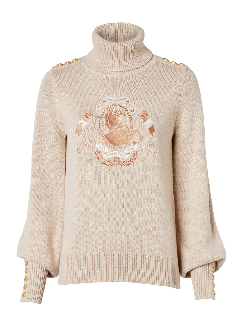 Women Holland Cooper Knitwear>Tour Roll Neck Knit