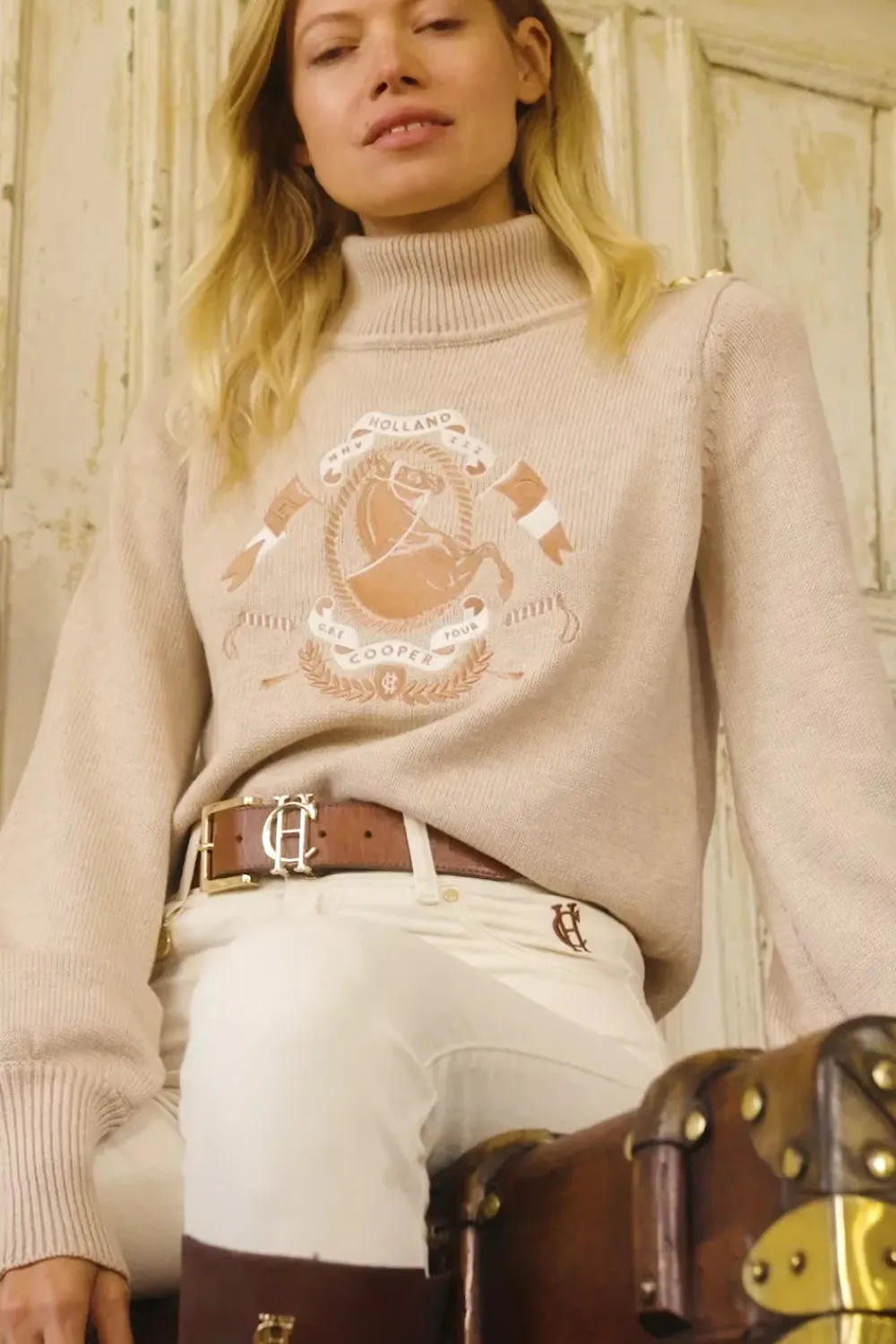 Women Holland Cooper Knitwear>Tour Roll Neck Knit