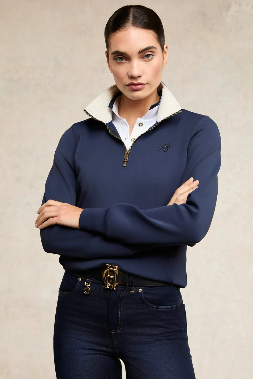 Women Holland Cooper Hoodies & Sweatshirts|Sweatshirts>Training Henley