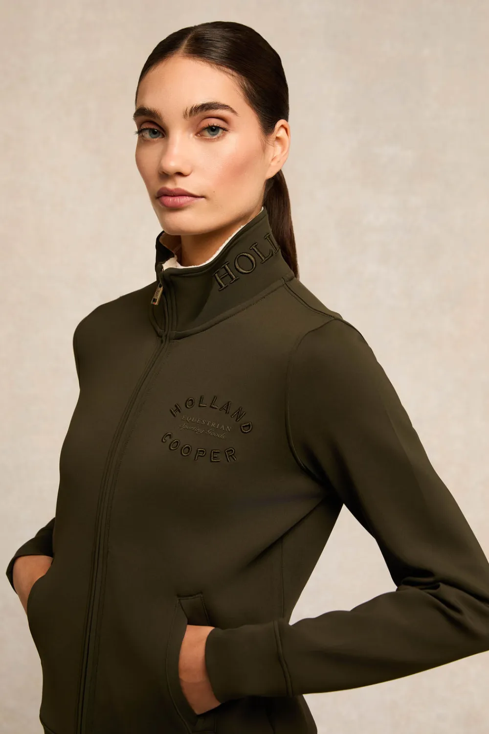 Women Holland Cooper Hoodies & Sweatshirts|Sweatshirts>Training Zip Through Sweat
