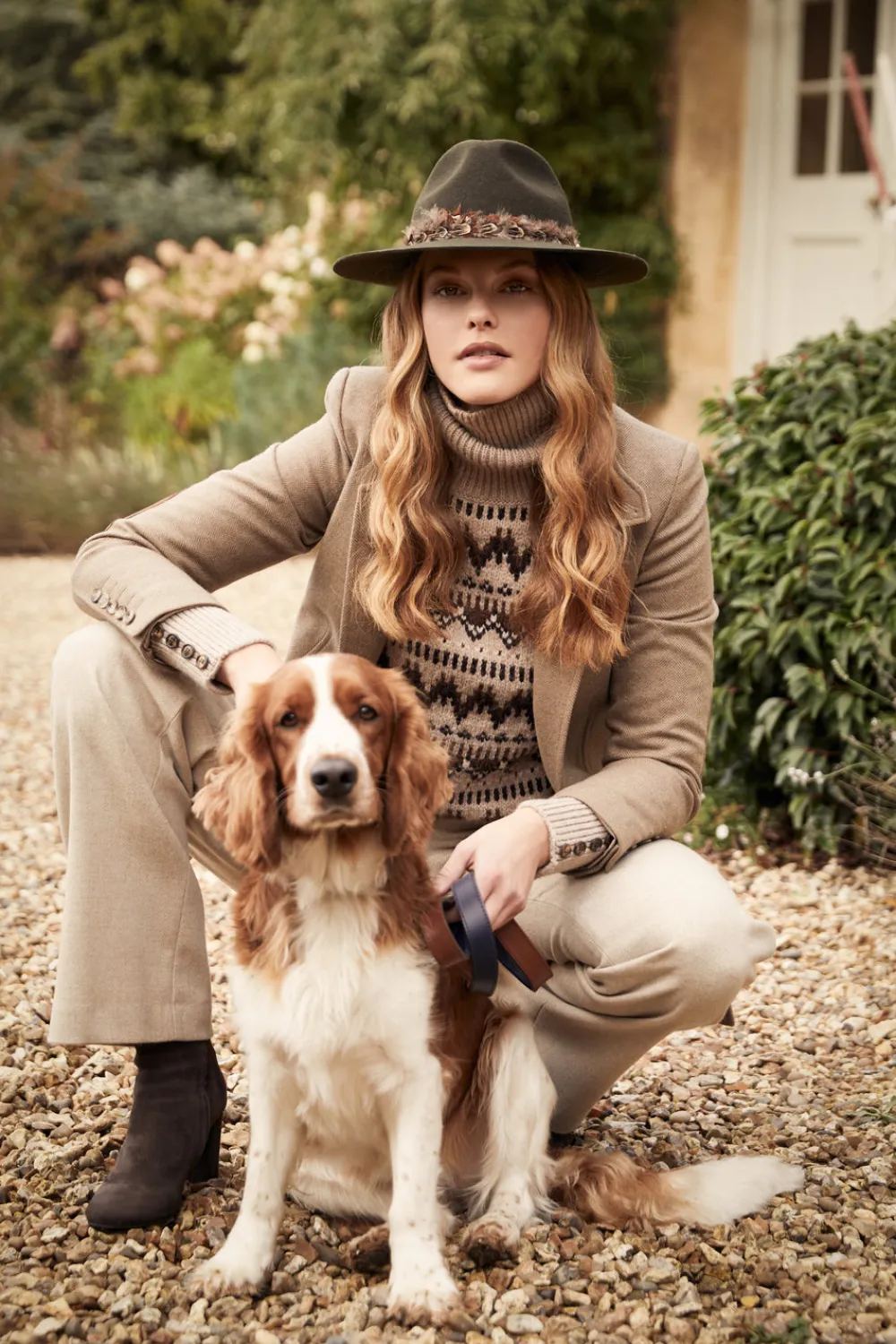 Women Holland Cooper Hats & Headbands|Hats & Headbands>Trilby Hat Double Feather Band