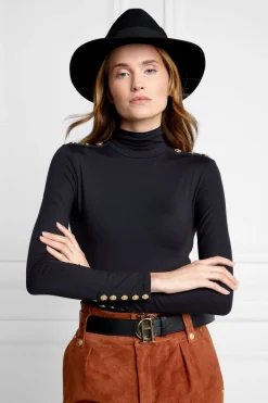 Women Holland Cooper Hats & Headbands|Hats & Headbands>Trilby Hat Gold Feather