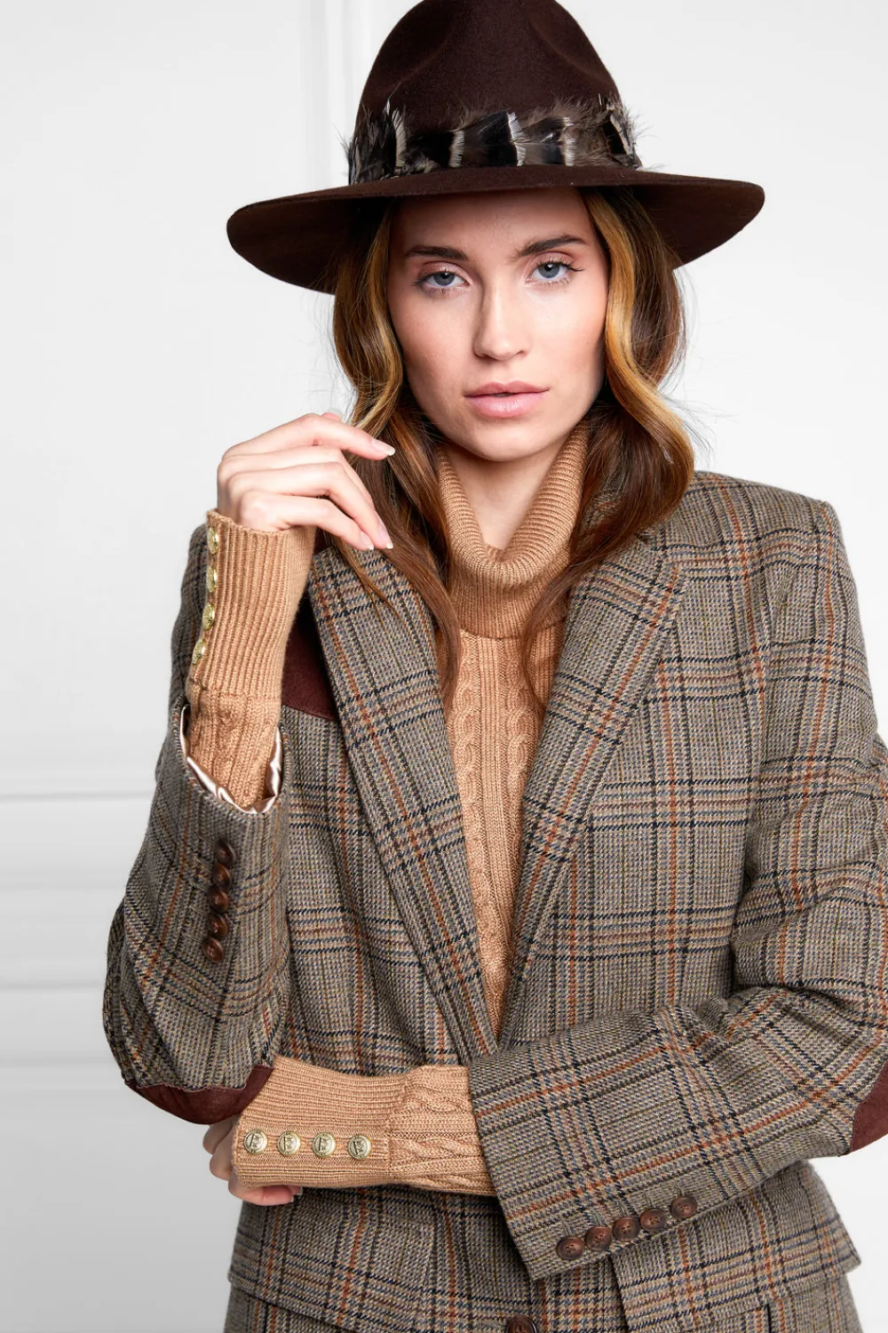 Women Holland Cooper Hats & Headbands|Hats & Headbands>Trilby Hat Iridescent Feather Band