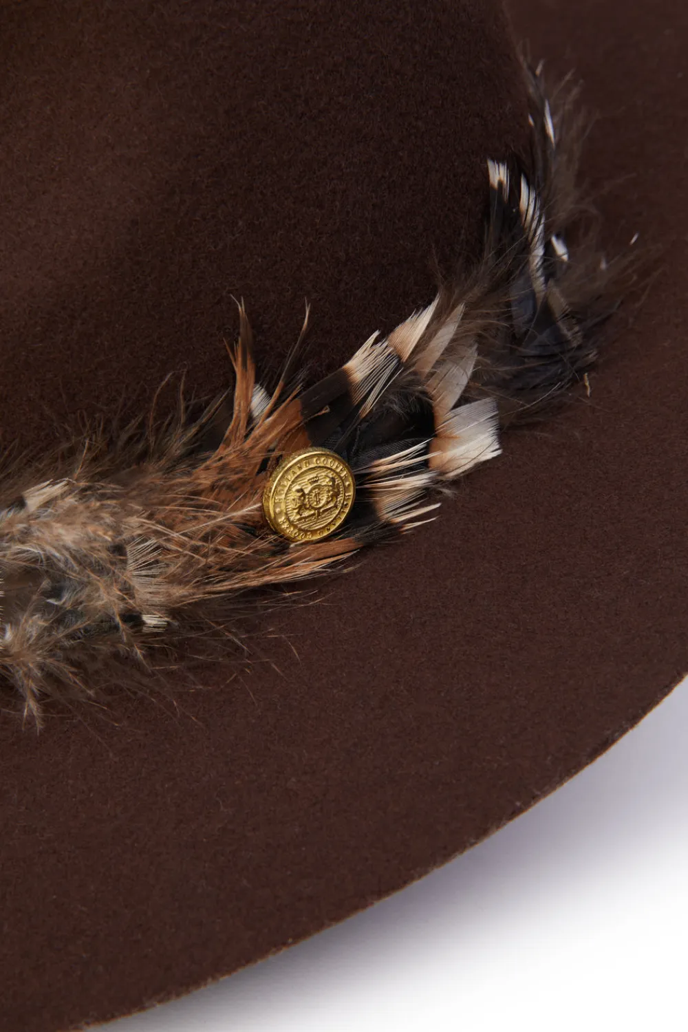 Women Holland Cooper Hats & Headbands|Hats & Headbands>Trilby Hat Iridescent Feather Band