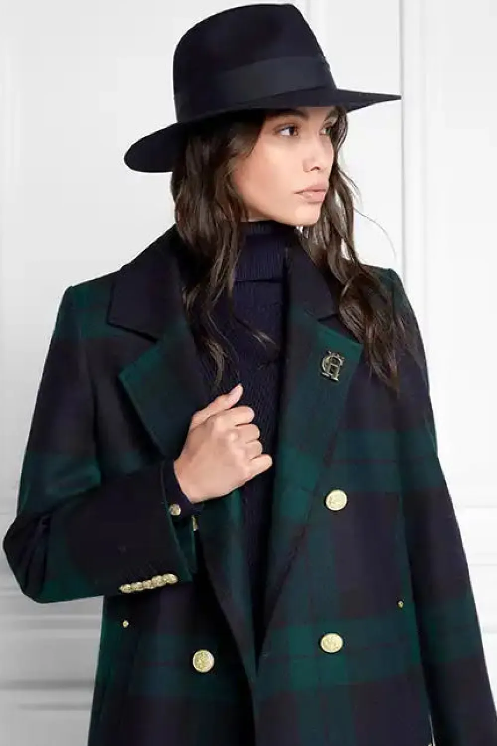 Women Holland Cooper Hats & Headbands|Hats & Headbands>Trilby Hat Spot Feather