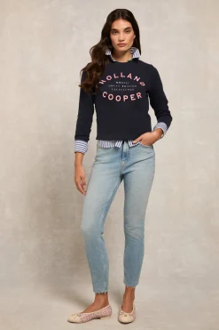 Women Holland Cooper Sweatshirts>Varsity Crew