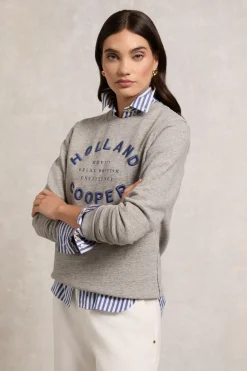 Women Holland Cooper Sweatshirts>Varsity Crew