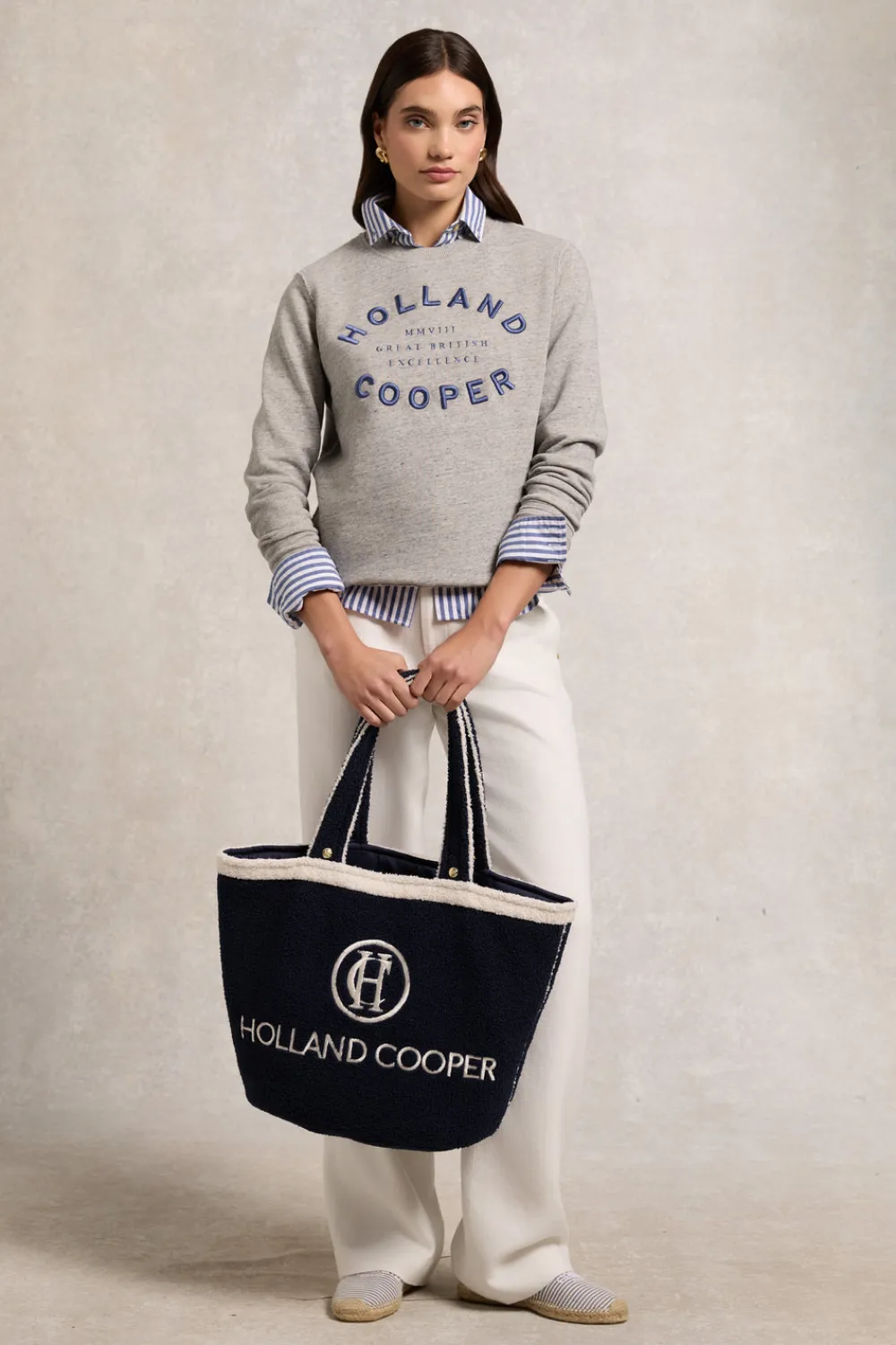Women Holland Cooper Sweatshirts>Varsity Crew