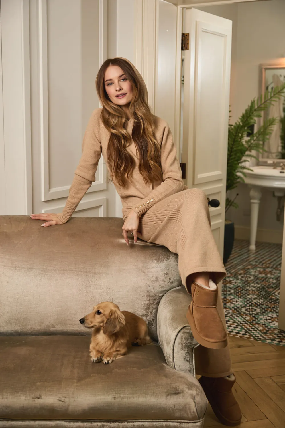 Women Holland Cooper Hoodies>Verbier Knitted Hoodie