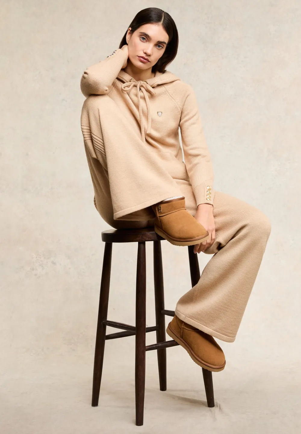 Women Holland Cooper Hoodies>Verbier Knitted Hoodie