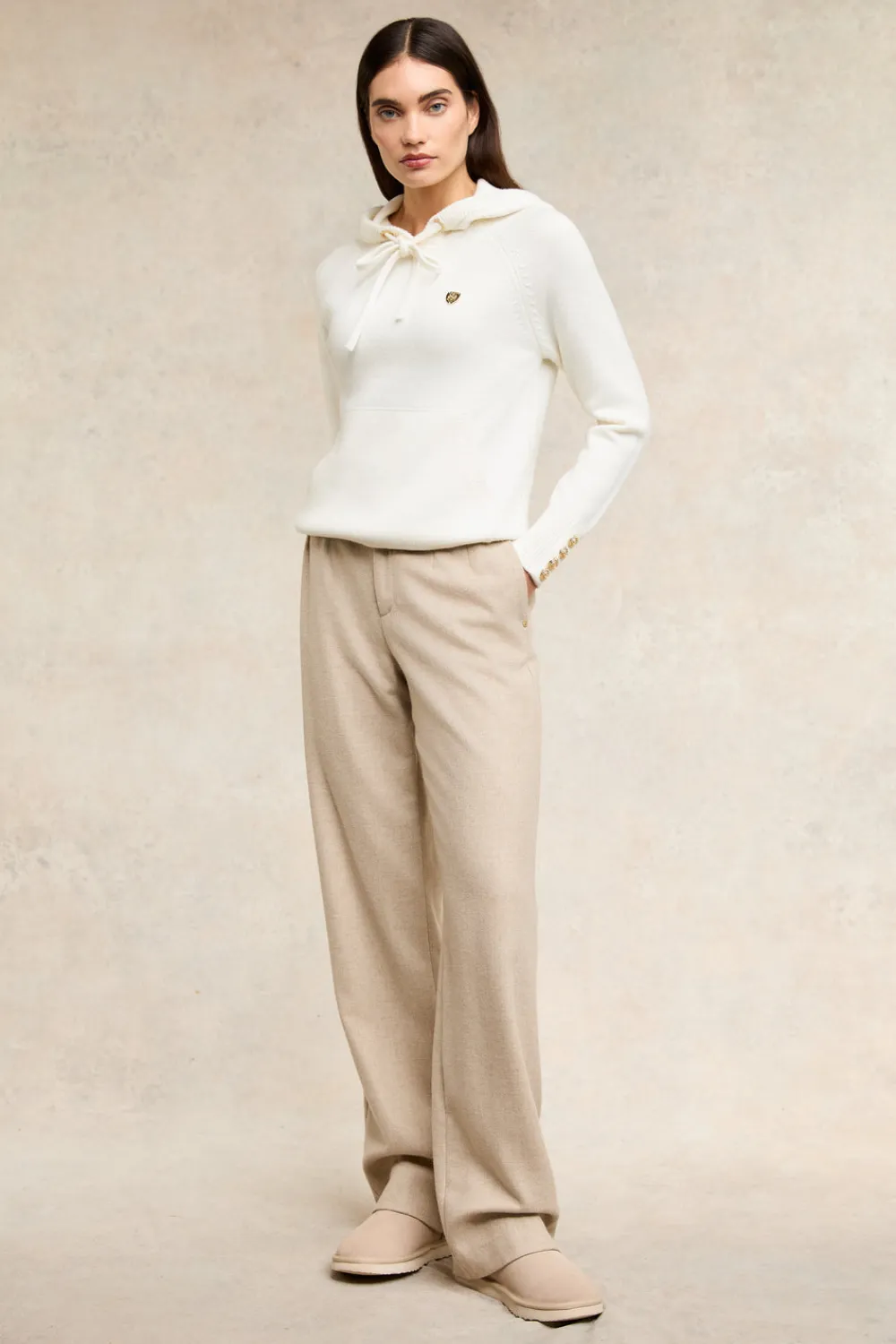 Women Holland Cooper Hoodies>Verbier Knitted Hoodie