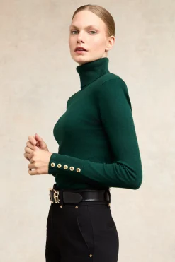 Women Holland Cooper Knitwear>Victoria Cashmere Roll Neck