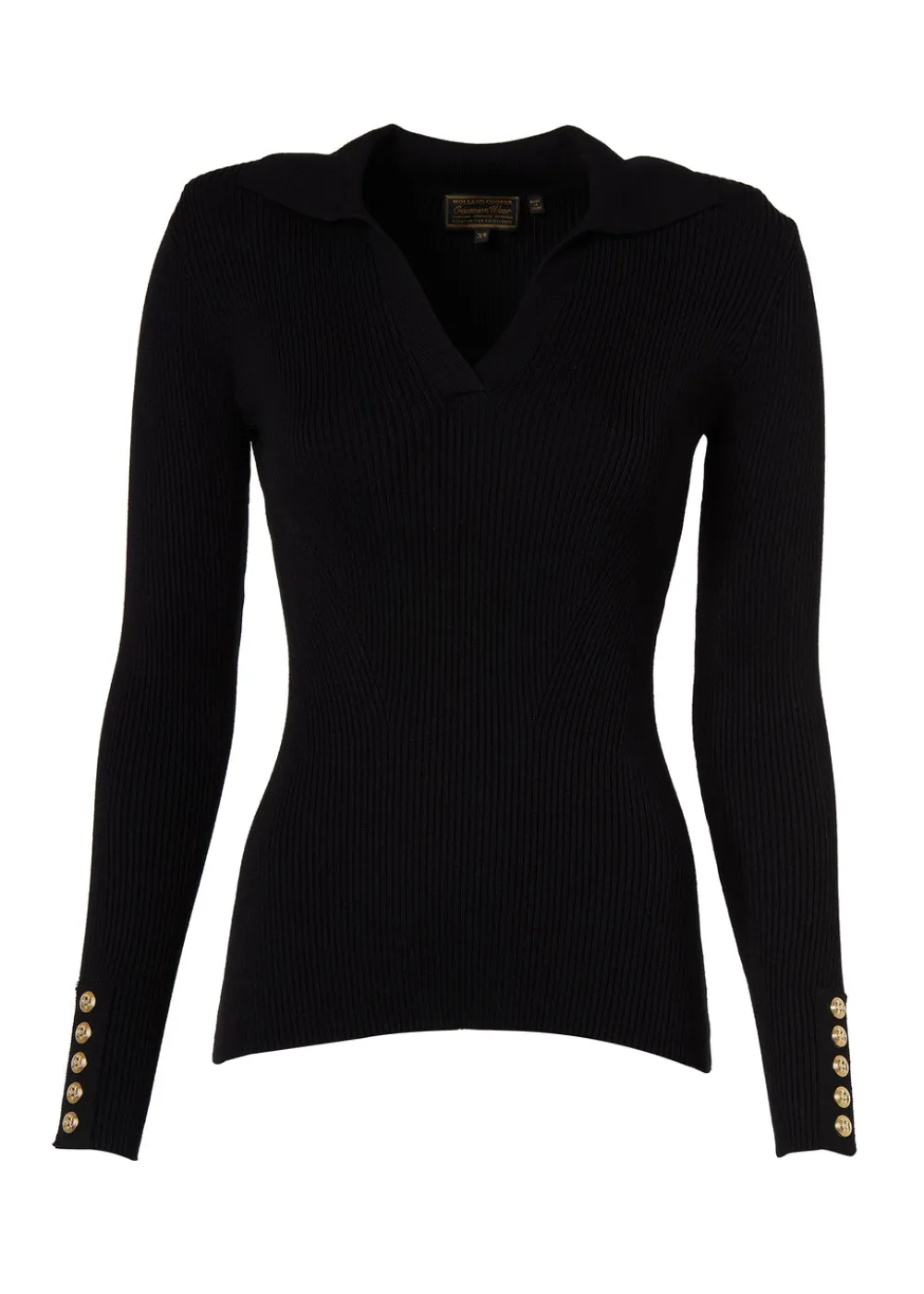 Women Holland Cooper Knitwear|Tops>V-Neck Rib Top