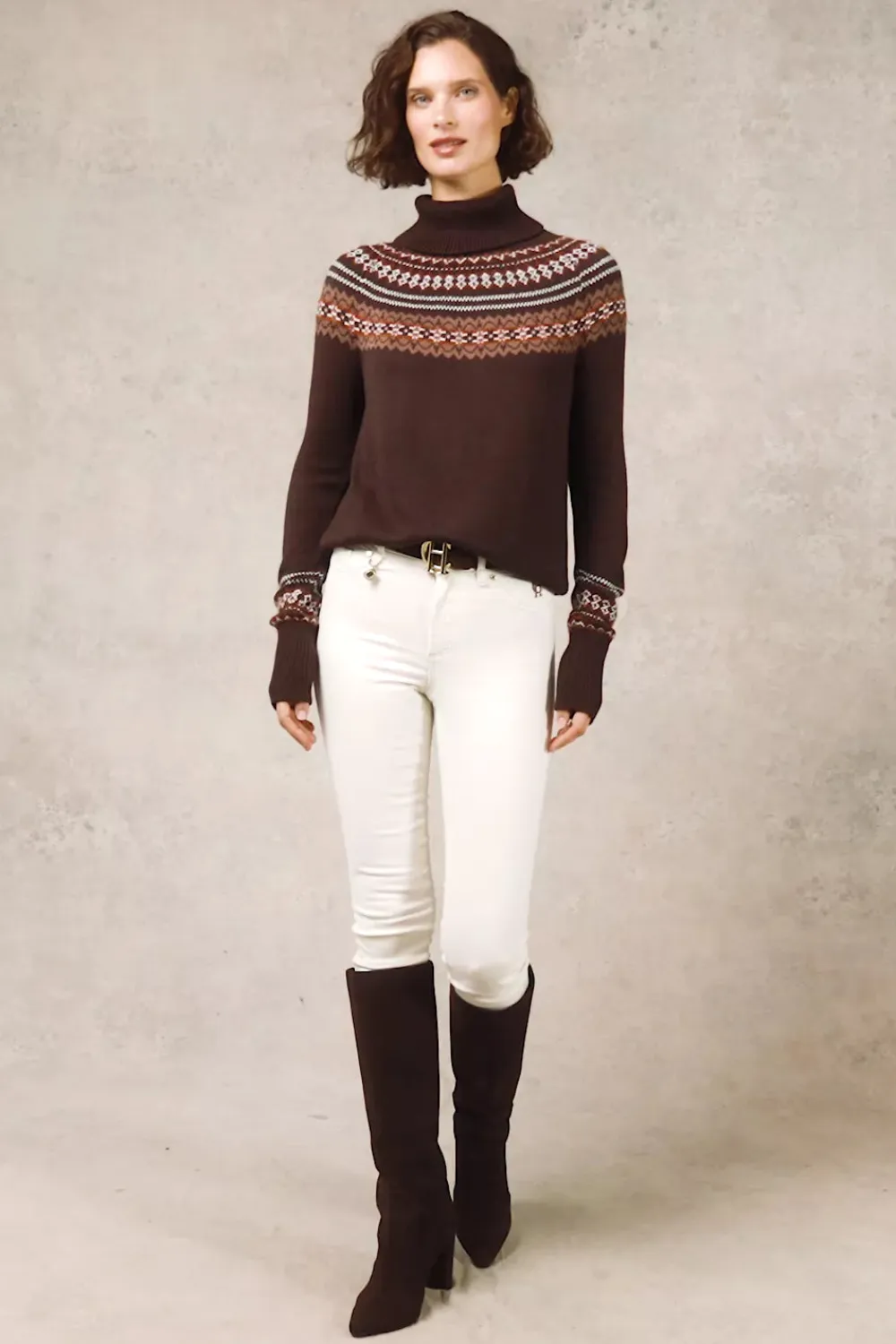 Women Holland Cooper Knitwear>Whistler Roll Neck Knit