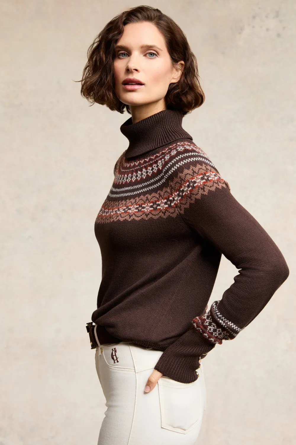 Women Holland Cooper Knitwear>Whistler Roll Neck Knit